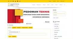 Desktop Screenshot of digilib.ui.ac.id