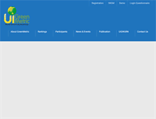 Tablet Screenshot of greenmetric.ui.ac.id