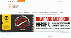 Desktop Screenshot of fisip.ui.ac.id