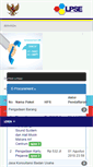 Mobile Screenshot of lpse.ui.ac.id