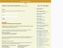 Tablet Screenshot of academic.ui.ac.id