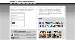Desktop Screenshot of komunitas.ui.ac.id