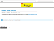 Tablet Screenshot of humas.ui.ac.id